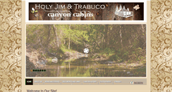 Desktop Screenshot of holyjimcanyon.com